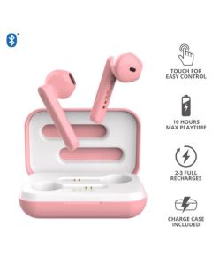 TRUST  PRIMO TOUCH AURICOLARI TRUE WIRELESS BLUETOOTH - ROSA - 23782 