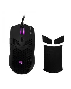  NOUA Mouse Ottico Usb Gaming Bullet RGB 7 Tasti Programmabili 12000DPI Regolabili (24000 Virtual by Sotware) - Con Skin in Silicone - MS0421SR-B20K10B