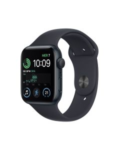 APPLE Watch SE GPS 44mm Cassa in Alluminio color Mezzanotte con Cinturino Sport Band Mezzanotte - Regular - MNK03TY/A