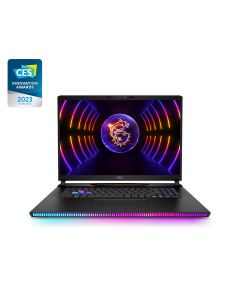 MSI Gaming Raider GE78HX 13VH-455IT Intel® Core™ i9 i9-13980HX Computer portatile 43,2 cm (17") Quad HD+ 32 GB DDR5-SDRAM 1 TB SSD NVIDIA GeForce RTX 4080 Wi-Fi 6 Windows 11 Home Nero - 9S7-17S111-455