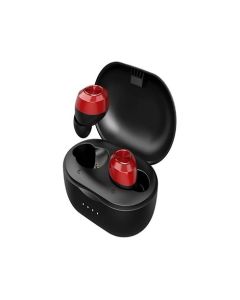 LENOVO Auricolare Bluetooth 5.0 IPX5 con Custodia di Ricarica - Chipset QUALCOMM QCC3020 - Funzione assistenza SIRI supportata - Rosso/Nero