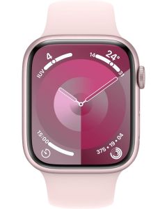 Apple Watch Series 9 (2023) 41mm Aluminium avec Sport Band S/M - Rose