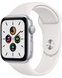 Apple Watch SE 44mm (2020) Silver Aluminium - Blanc