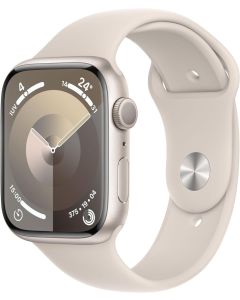 Apple Watch Series 9 (2023) 41mm Aluminium avec Sport Band M/L - Blanc