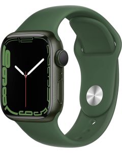Apple Watch Series 7 (2021) 41mm Vert Aluminium Case avec Clover Sport Band - Vert